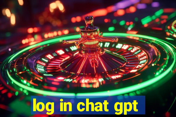 log in chat gpt